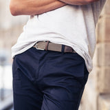 GEVLOCHTEN RIEM - BEIGE TAUPE