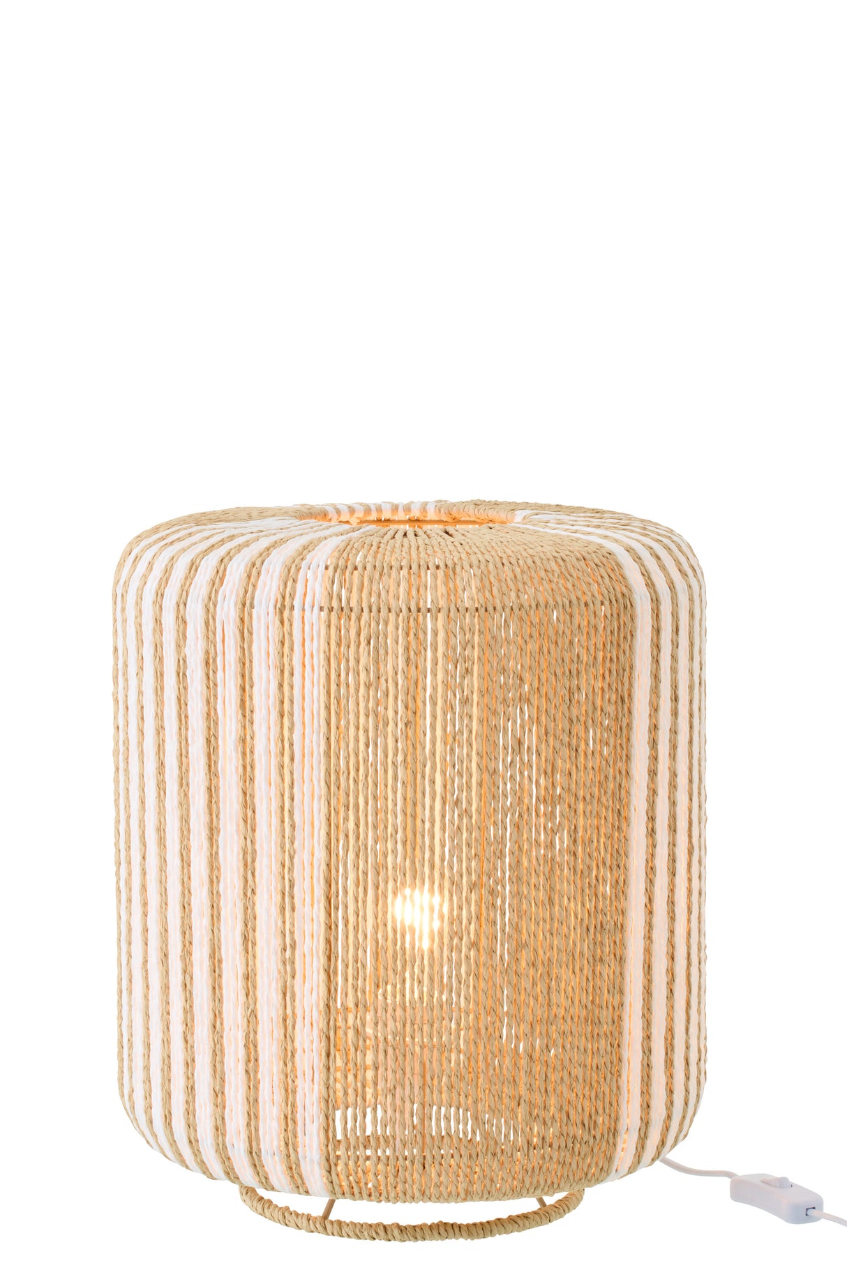 TAFELLAMP TOUW - WIT/NATUREL