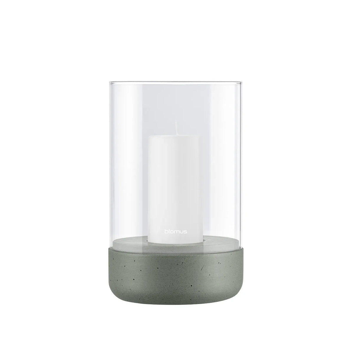 CALMA THEELICHTHOUDER MEDIUM - AGAVE GREEN