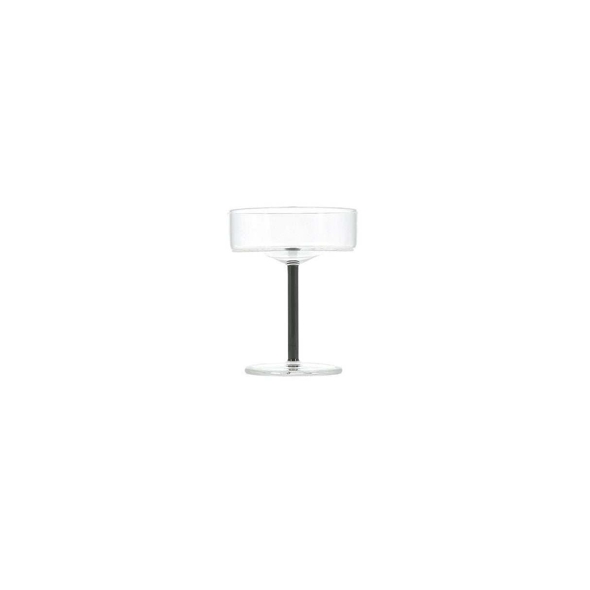 FIZZ SET VAN 2 CHAMPAGNE COUPES - GRIJS