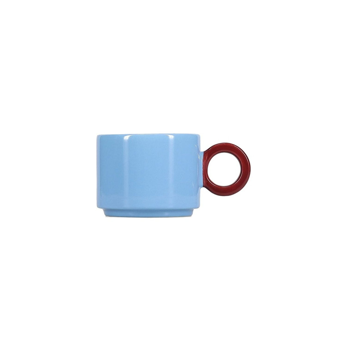 MOK LOU - LIGHT BLUE / BURGUNDY