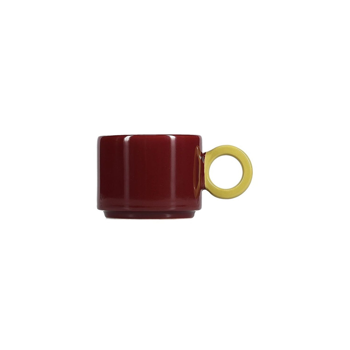 MOK LOU - BURGUNDY / MUSTARD YELLOW