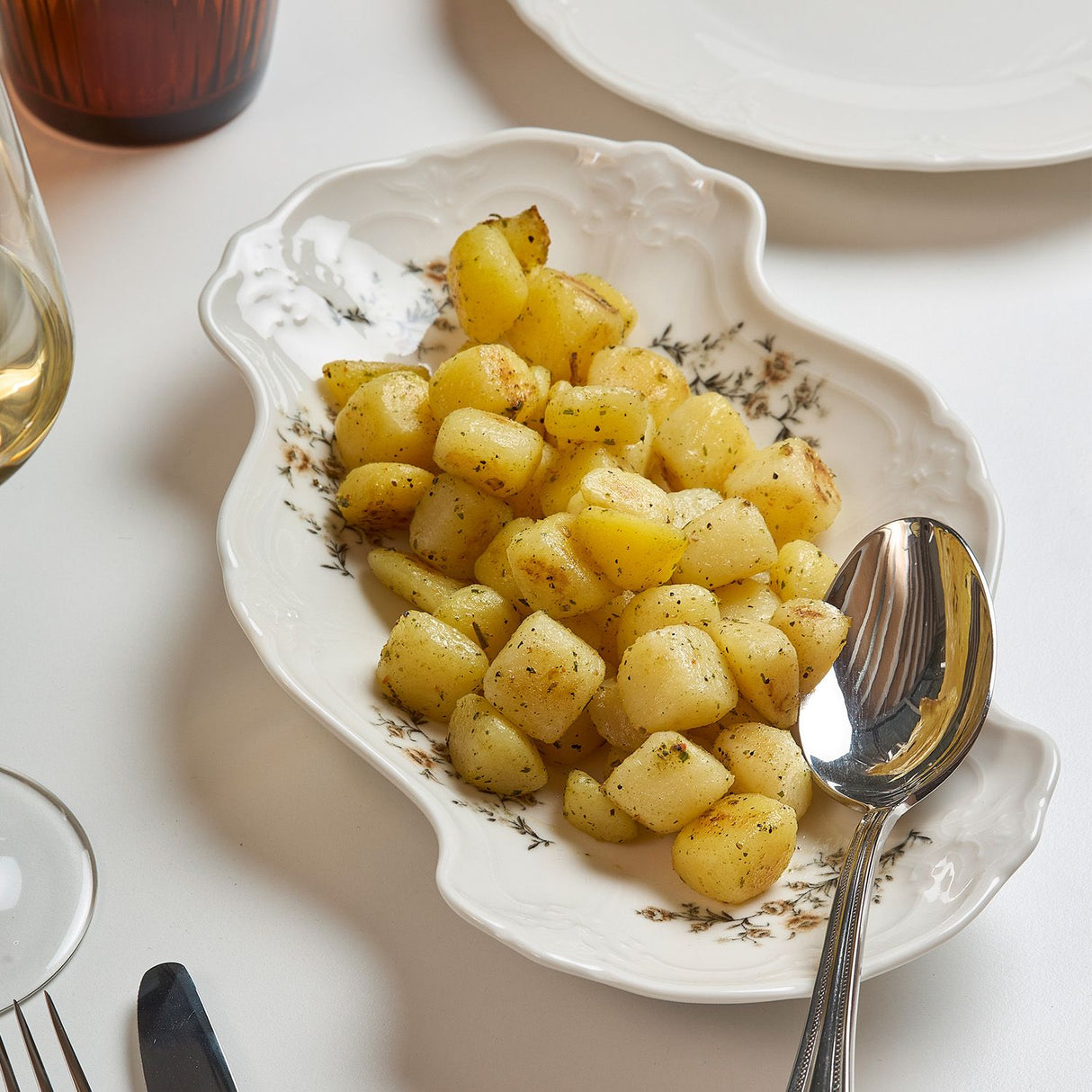 MEDIUM RETRO SERVEERSCHAAL - FLOWER