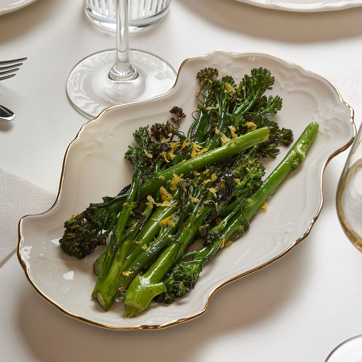 MEDIUM RETRO SERVEERSCHAAL - IVOOR GOLD