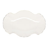 LARGE RETRO SERVEERSCHAAL - IVOOR GOLD