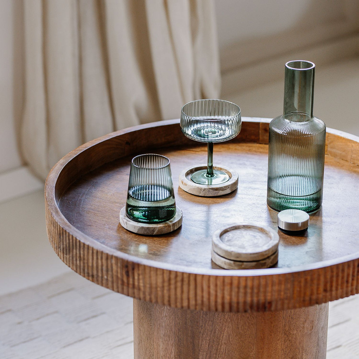 RAY CHAMPAGNE COUPE (SET VAN 4) - GROEN