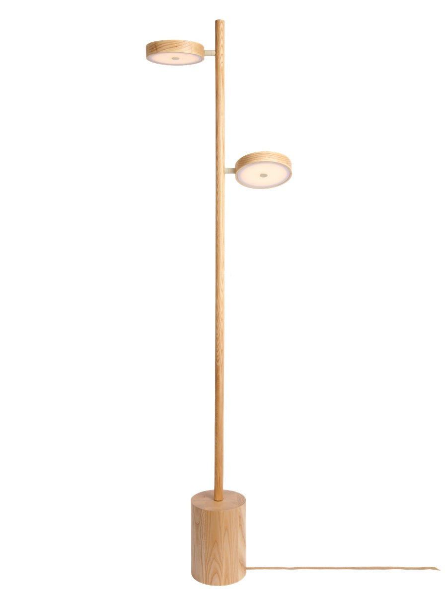 OKINAWA STAANDE LAMP - 2 SHADES - ASH NATURAL