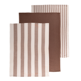 SET/3 KEUKENHANDDOEK MARRA - OUD ROZE