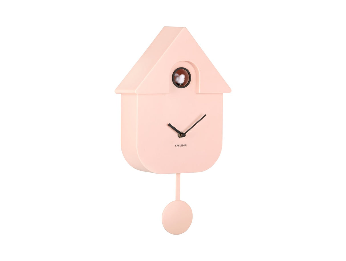 CUCKOO WANDKLOK - SOFT PINK