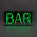 NEON SIGN "BAR" - GREEN