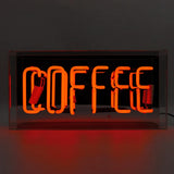 NEON BOX SIGN "COFFEE"
