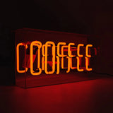 NEON BOX SIGN "COFFEE"
