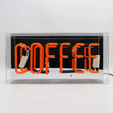 NEON BOX SIGN "COFFEE"
