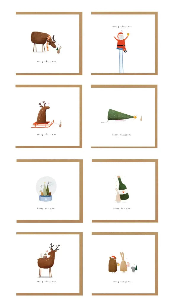 KERSTWENSKAARTEN - KLEIN LIEFS BOX