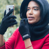 HANDSCHOENEN ZWART - FUCKING COLD