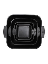 APPOLIA VIERKANTE OVENSCHAAL - ZWART