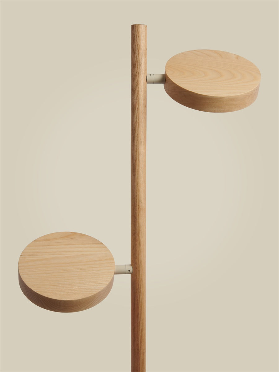 OKINAWA STAANDE LAMP - 2 SHADES - ASH NATURAL