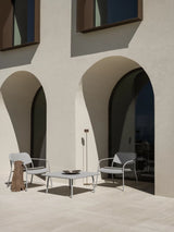LOUNGE TABLE - SILK GREY 80x80 CM