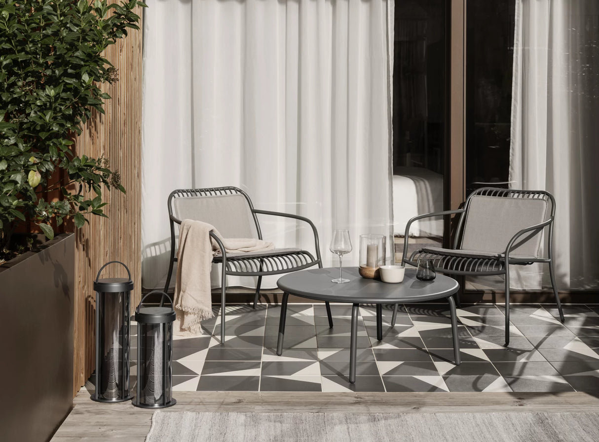 LOUNGE TABLE - GRANITE GREY ø 80 CM
