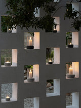 CALMA THEELICHTHOUDER SMALL - AGAVE GREEN