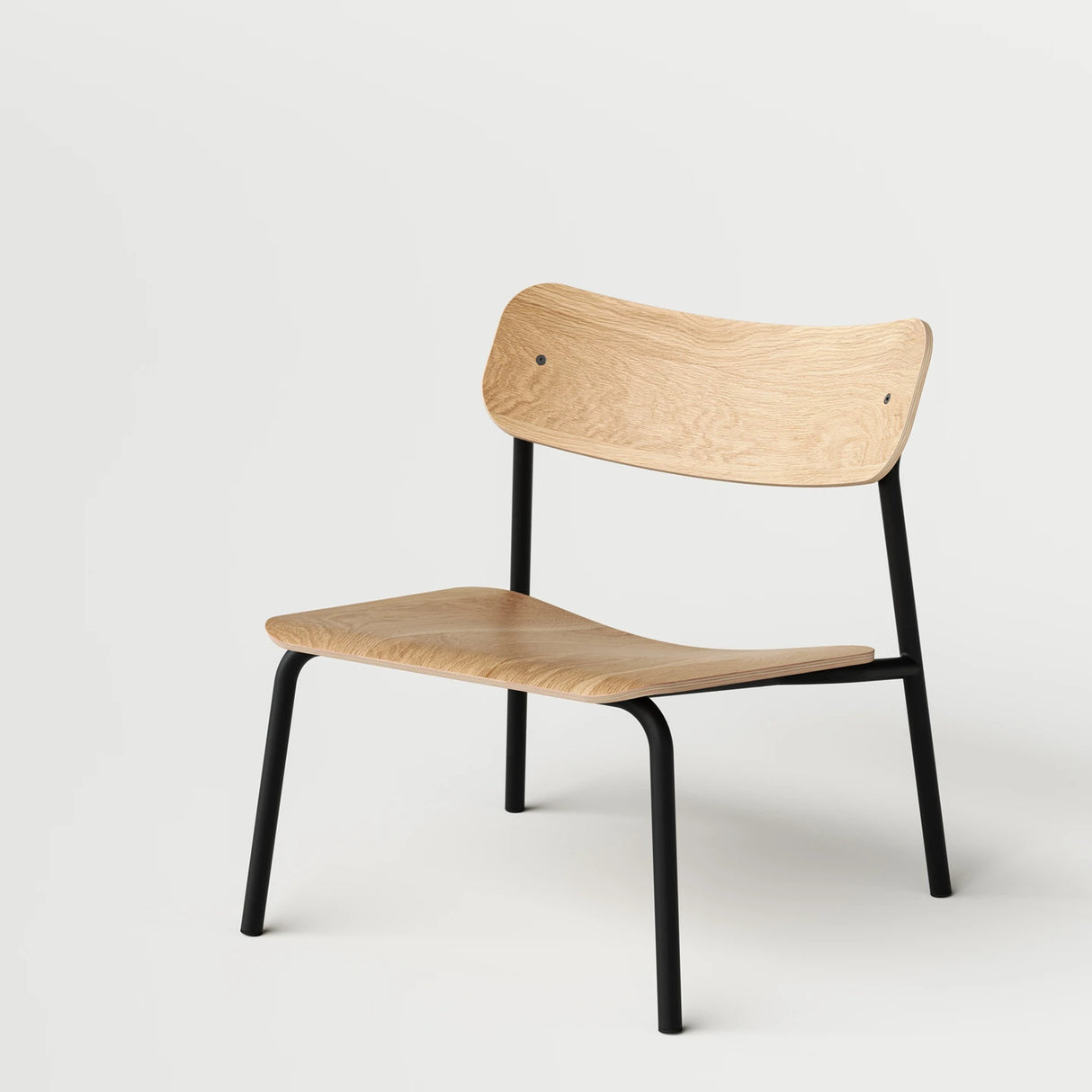 ETUDE LOUNGE CHAIR - HOUT ZONDER ARMLEUNING
