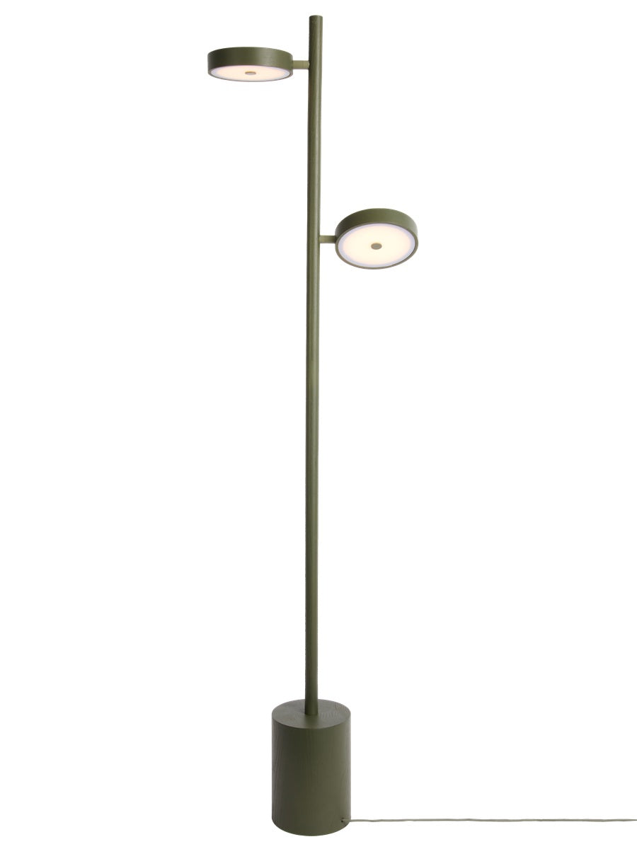 OKINAWA STAANDE LAMP - 2 SHADES - ASH GREEN