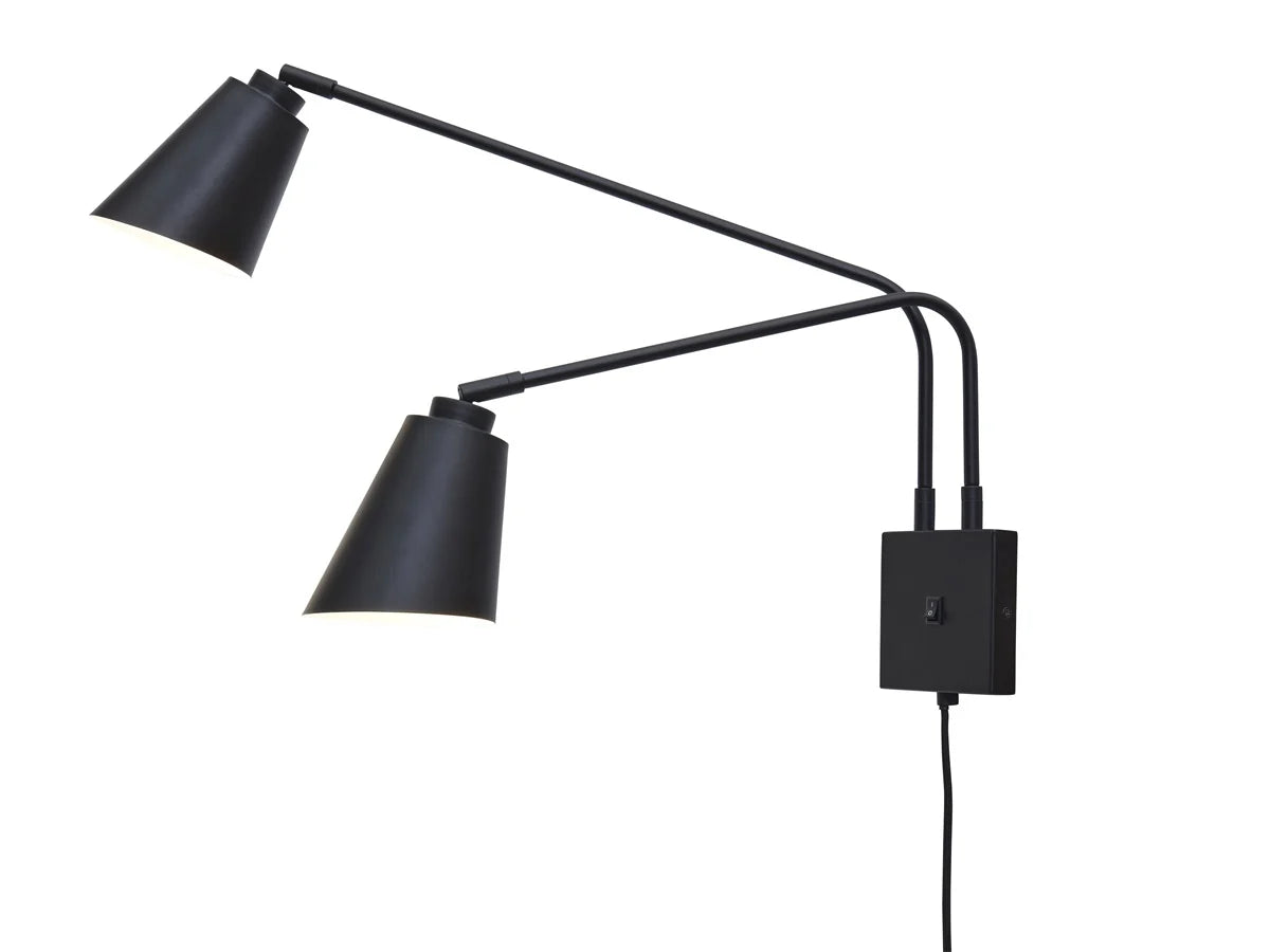 WANDLAMP BREMEN - ZWART