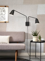 WANDLAMP BREMEN - ZWART