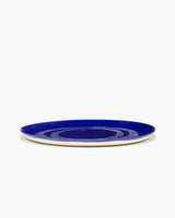 OTTOLENGHI SERVEERBORD - BLAUW/WITTE STIPPEN