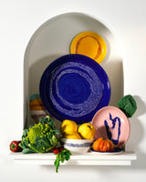 OTTOLENGHI SERVEERSCHAAL WIT/BLAUW - MEDIUM