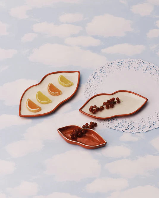 SERVEERSCHAAL SET/3 LIPS - LES OBJETS MOULEVERSANTS