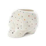 SKULL PLANTENPOT - DOTS