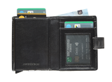 ZWART LEDEREN CARDPROTECTOR SUPER COMPACT