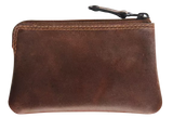 BRUIN LEDEREN GELDBEUGEL