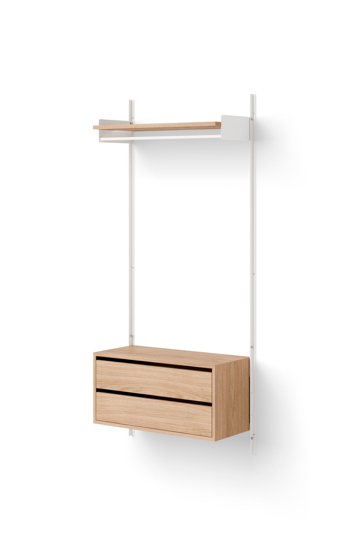 WARDROBE SHELF CABINET WITH DRAWERS (WIT/EIK)