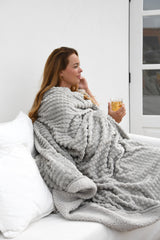 PLAID PUK - LIGHT GREY