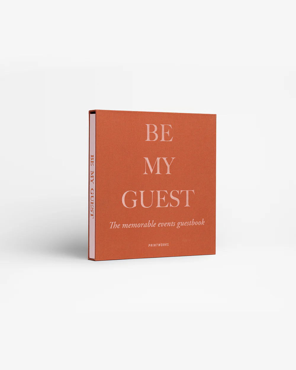 GASTENBOEK - BE MY GUEST - RUST/PINK