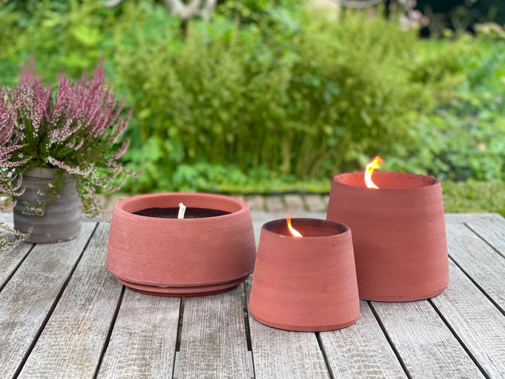 LARGE OUTDOOR GEURKAARS - TERRACOTTA