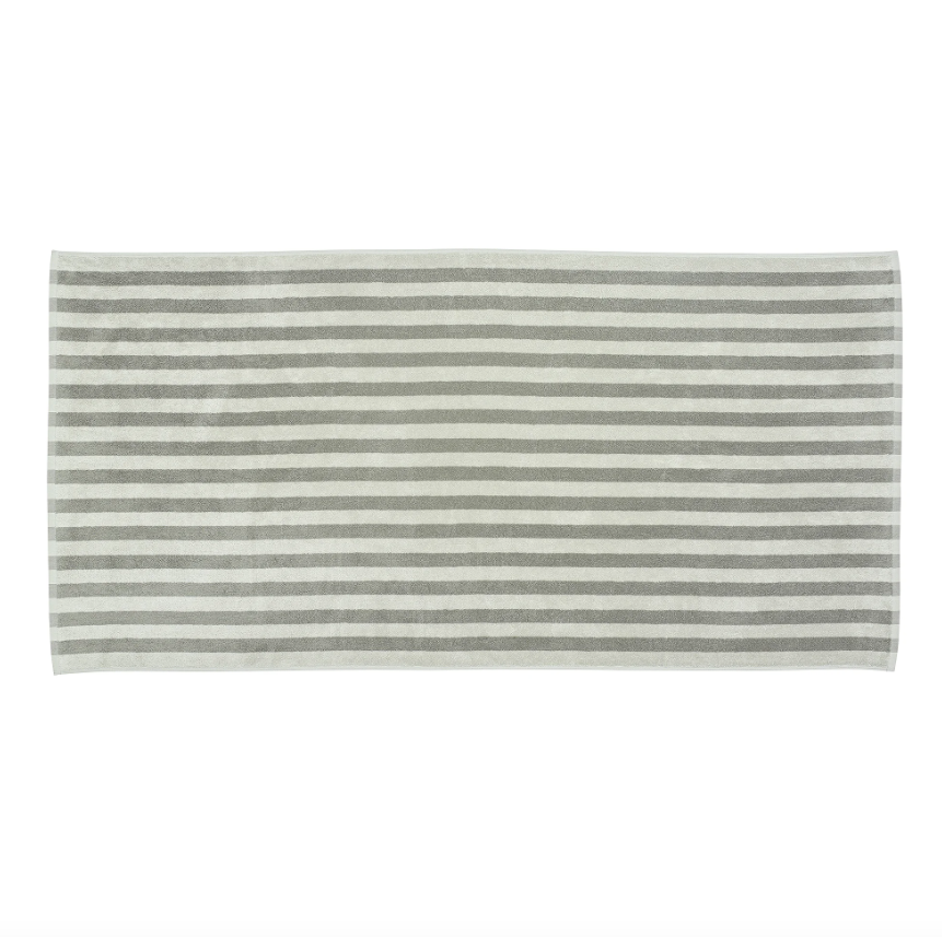 BADHANDDOEK ARTO - AGAVE GREEN - DIKKE STREPEN