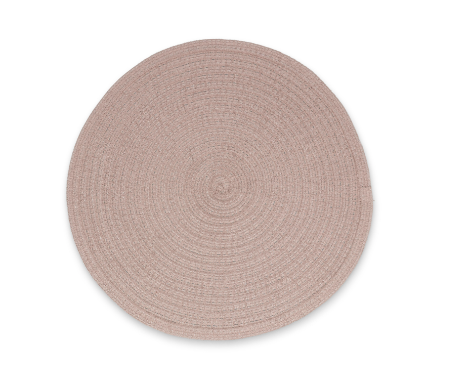 PLACEMAT NALA - ROUND TAUPE