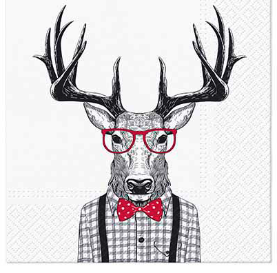 PAPIEREN SERVETTEN - OH DEER