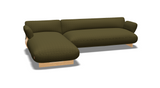 MOCO SOFA 2SEATER + CHAISE LONGUE - STOF BOUCLA