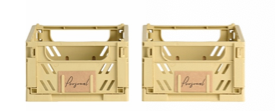 COLOUR CRATE - SMALL GEEL