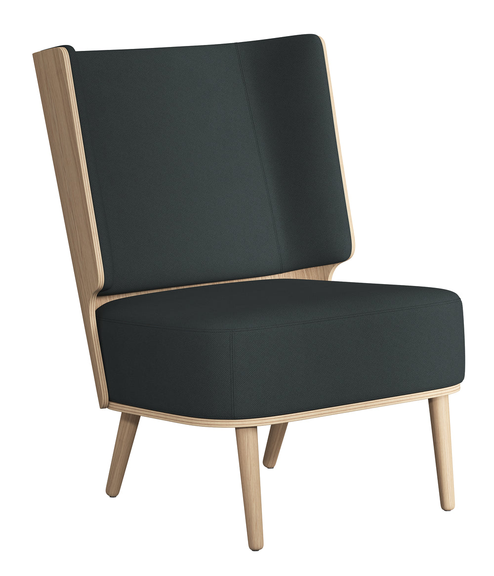 SERENA LOUNGE CHAIR - NATURAL OAK/PHANTOM GREY