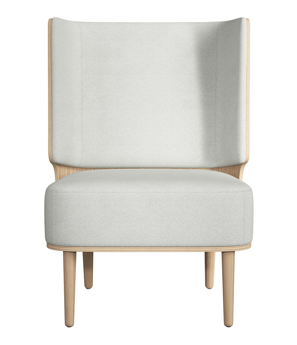 SERENA LOUNGE CHAIR - NATURAL OAK/SILVER GREY