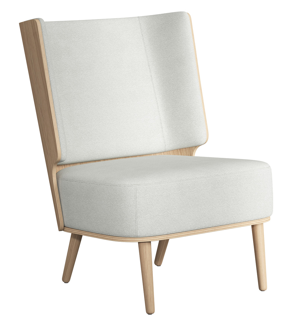 SERENA LOUNGE CHAIR - NATURAL OAK/SILVER GREY