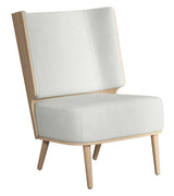 SERENA LOUNGE CHAIR - NATURAL OAK/SILVER GREY