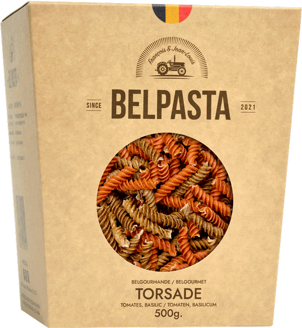 BELPASTA - TORSADE TOMAAT/BASIL 500 GRAM