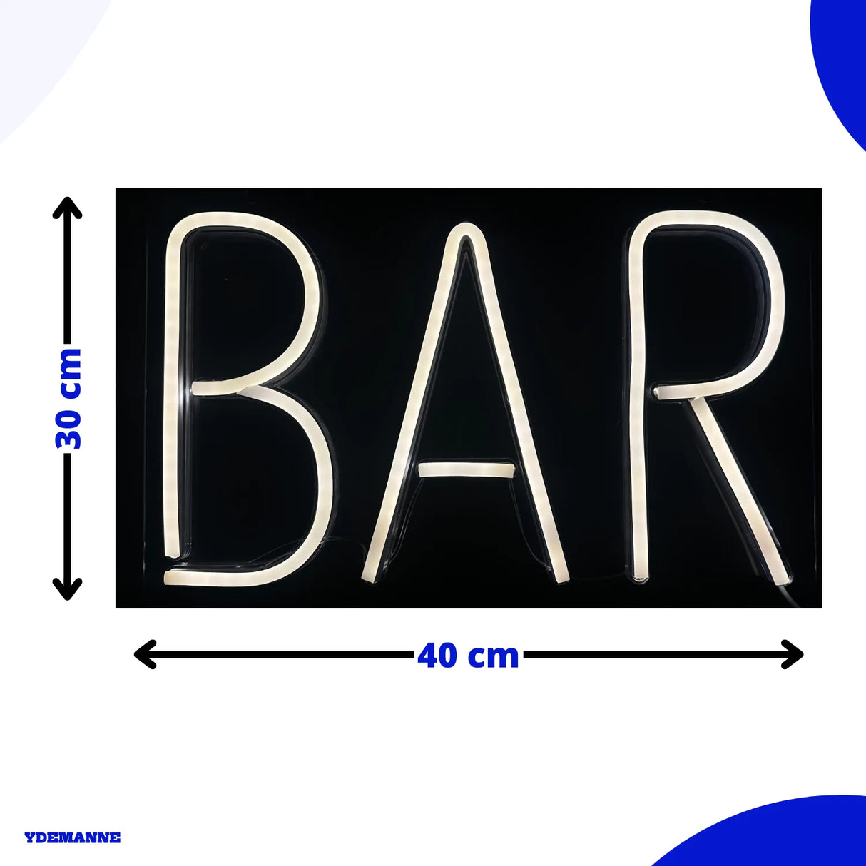 NEON LAMP - BAR WIT