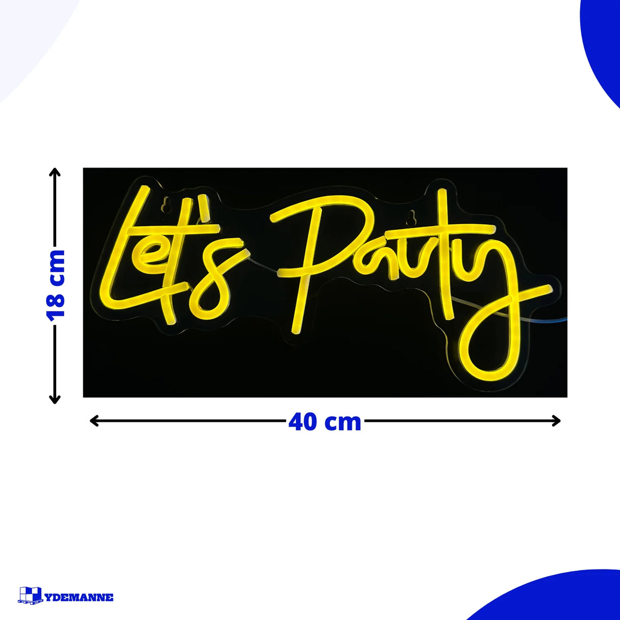 NEON LAMP - LET'S PARTY